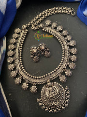 Kolhapuri Lakshmi Short Neckpiece-Temple Choker-S00196