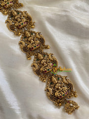 AD Stone Lakshmi Jada Billai - Gold bead-G6187