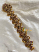 AD Stone Lakshmi Jada Billai-Gold Bead-G6184