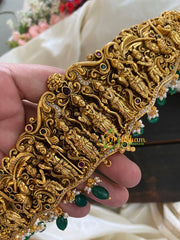 Lord Ram Parivar Temple Jewelry-Temple Hipbelt-G3314