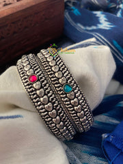 Oxidized Kolhapuri Bangles-Heart-S0170