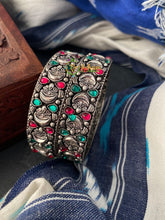 Oxidized Kolhapuri Bangles-Half Moon-S0165