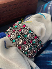 Oxidized Kolhapuri Bangles-Half Moon-S0165