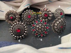 Oxidized German Silver Finger Rings -S0099