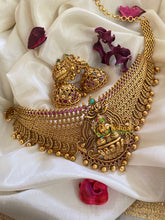 Premium AD Stone Lakshmi Choker Short Neckpiece-G3339