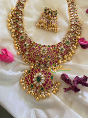 Precious Kemp Long Neckpiece- Bridal Haram-G3326