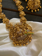 Premium Exquisite AD Stone Lakshmi Haram -G3328
