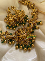 Exquisite Lakshmi Temple Choker Short Neckpiece -G3345