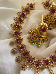 Simple AD Stone Short Neckpiece-G3348