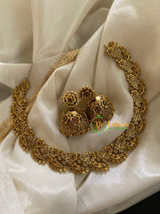 Premium AD Stone Choker Neckpiece-G3436