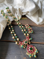 Exquisite Jadau Kundan Pendant Mala -J032