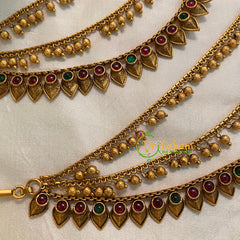 Maanga maatil 3 Layered Matt finish -Red Green -G8503