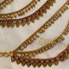 Maanga maatil 3 Layered Matt finish -Red-G8504