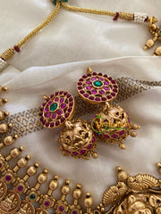 Premium Kaasumala Neckpiece with Lakshmi Pendant-G3355