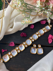 Exquisite Simple Kundan Short Neckpiece-G2752