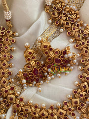 Budgeted Matt Guttapusalu Short Neckpiece-Red– G3375