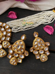 Royal Pearl and Kundan High Neck Choker-Single -G2721