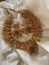 Budgeted Matt Guttapusalu Neckpiece-Red Green – G3370