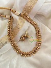 Pastel Brown Simple Choker-G3392