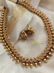 Pastel Brown Simple Choker-G3392