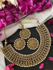 Pearl Studded Kundan Bridal Set -G2736