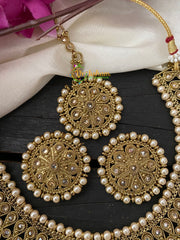 Pearl Studded Kundan Bridal Set -G2736