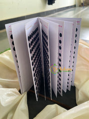 Plain Black Sticker Bindi Book-Navya Suhag Long-BB066