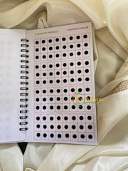 Plain Black Sticker Bindi Book-Navya Suhag Long-BB066