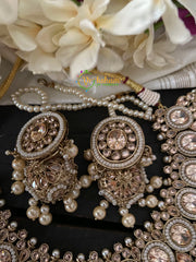 Premium Pearl Kundan Neckpiece Set -G2729