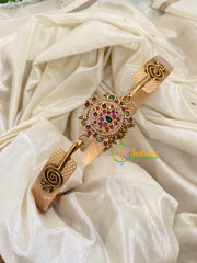 Premium AD Stone Pendant Plain Hipbelt -Ghungroo-G9688