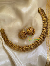 Premium AD Stone Peacock Choker-G3405