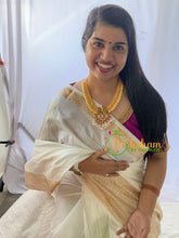 Precious Jadau Kundan Pendant Coin Neckpiece-J439