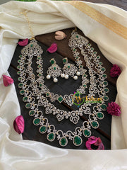 Royal American Diamond Layered Haram-Green-G4308