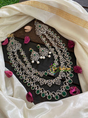 Royal American Diamond Layered Haram-Green-G4308