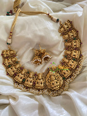 Nakshi Choker -Lakshmi Choker -Nagas Collection-Cluster Pearl-G3333