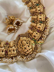 Nakshi Choker -Lakshmi Choker -Nagas Collection-Cluster Pearl-G3333