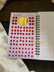 Color Glitter Sticker Bindi- Swastik Zari Bindi-BB037