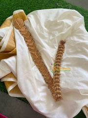 Gold Look Alike Peacock Jada Billai-G5607