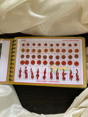 Cocktail Stone Bridal Bindi Book-Swastik Short-BB039