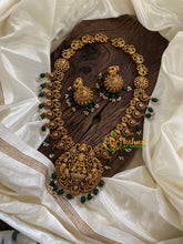 Premium AD Stone Pendant Lakshmi Haram-G9711