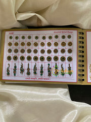 Cocktail Stone Bridal Bindi Book-Swastik Short-BB039