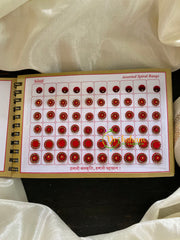 Cocktail Stone Sticker Bindi Book-Swastik Short-BB040