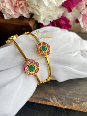Red Green Kemp Imitation Bangles -G1743
