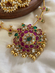 Premium AD Stone Pendant Hasli-Gold-G5616