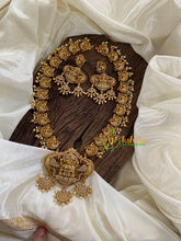 Premium AD Stone Pendant Lakshmi Haram-G9713