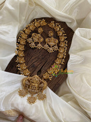 Premium AD Stone Pendant Lakshmi Haram-G9713