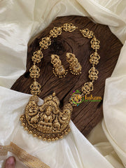 Traditional Lakshmi Haaram with jhumkas-G9730