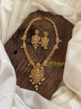 Premium AD Stone Pendant Lakshmi Haram-G9712