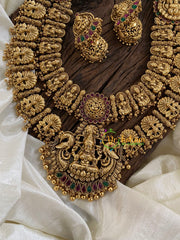 Premium Layered Lakshmi Haram with Mugappu-G9721