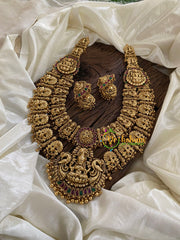 Premium Layered Lakshmi Haram with Mugappu-G9721